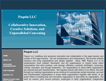 Tablet Screenshot of paquinllc.com